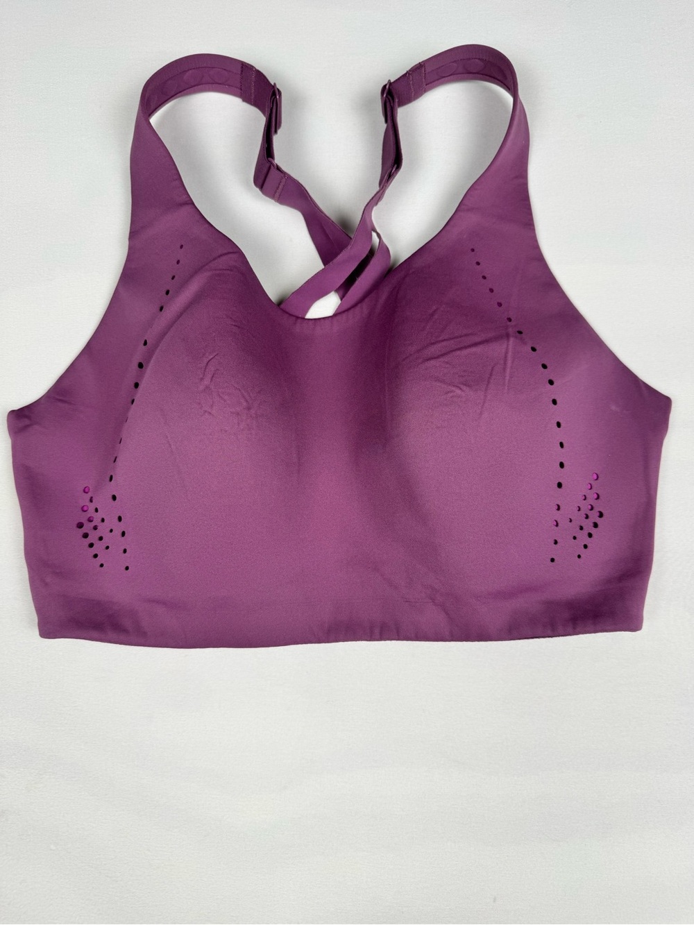 Lululemon Air Support Sports Bra Crossback High Support Purple 32DDD